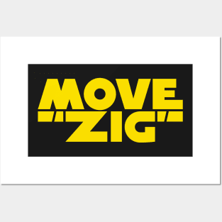 Move Zig Solid Posters and Art